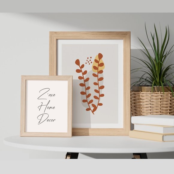 Modern Minimalist Abstract Nature Boho Wall Art Print Home Decor [No Frame] - Picture 5 of 5